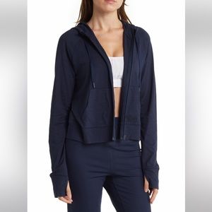 NWT Women's 90 DEGREE BY REFLEX Cationic
Cropped Full Zip Hoodie